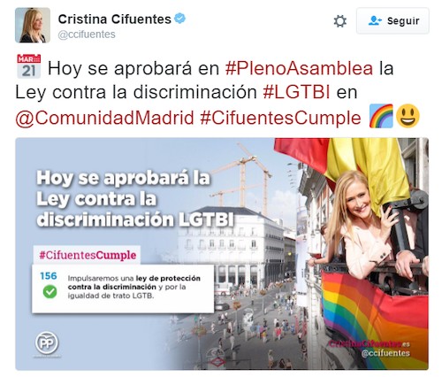 Cifuentes denunció ante la Fiscalía al director del colegio Juan Pablo II tras las presiones LGTB