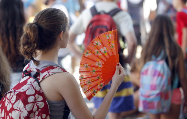 Ola de calor y aire acondicionado en los colegios