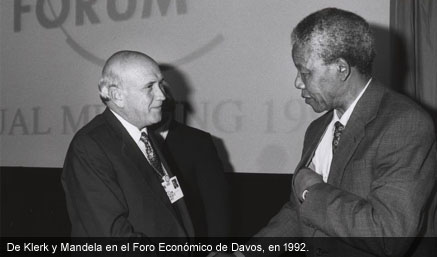 Frederik de Klerk: “Sentí un gran alivio cuando capturaron a Mandela”