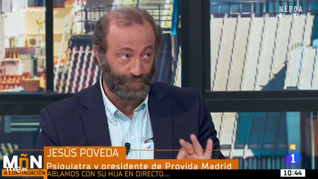 Jesus Poveda habla de la necesidad de animar al enfermo y quitarle el dolor