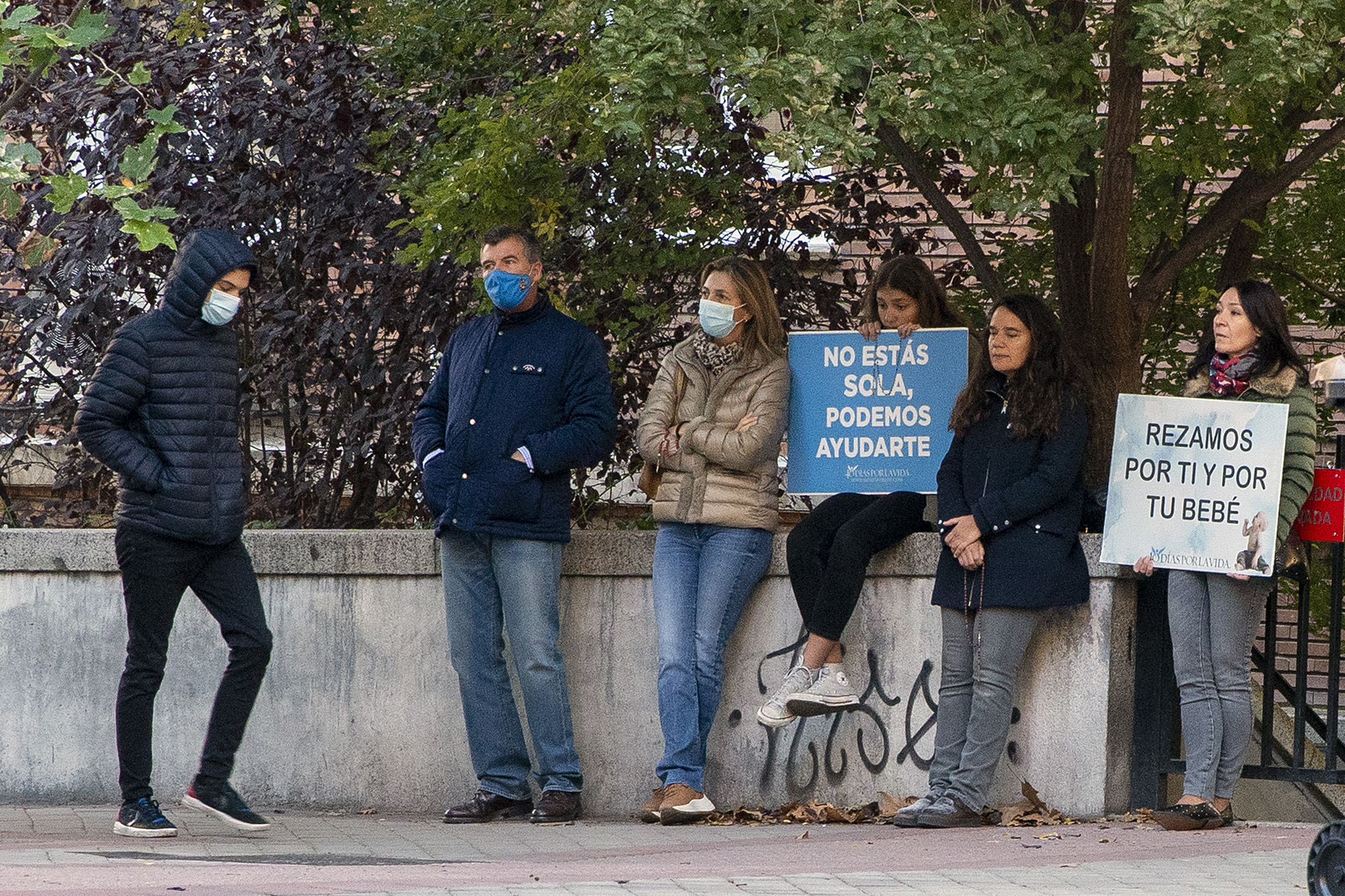 Frente a las clínicas abortistas, libertad de expresión