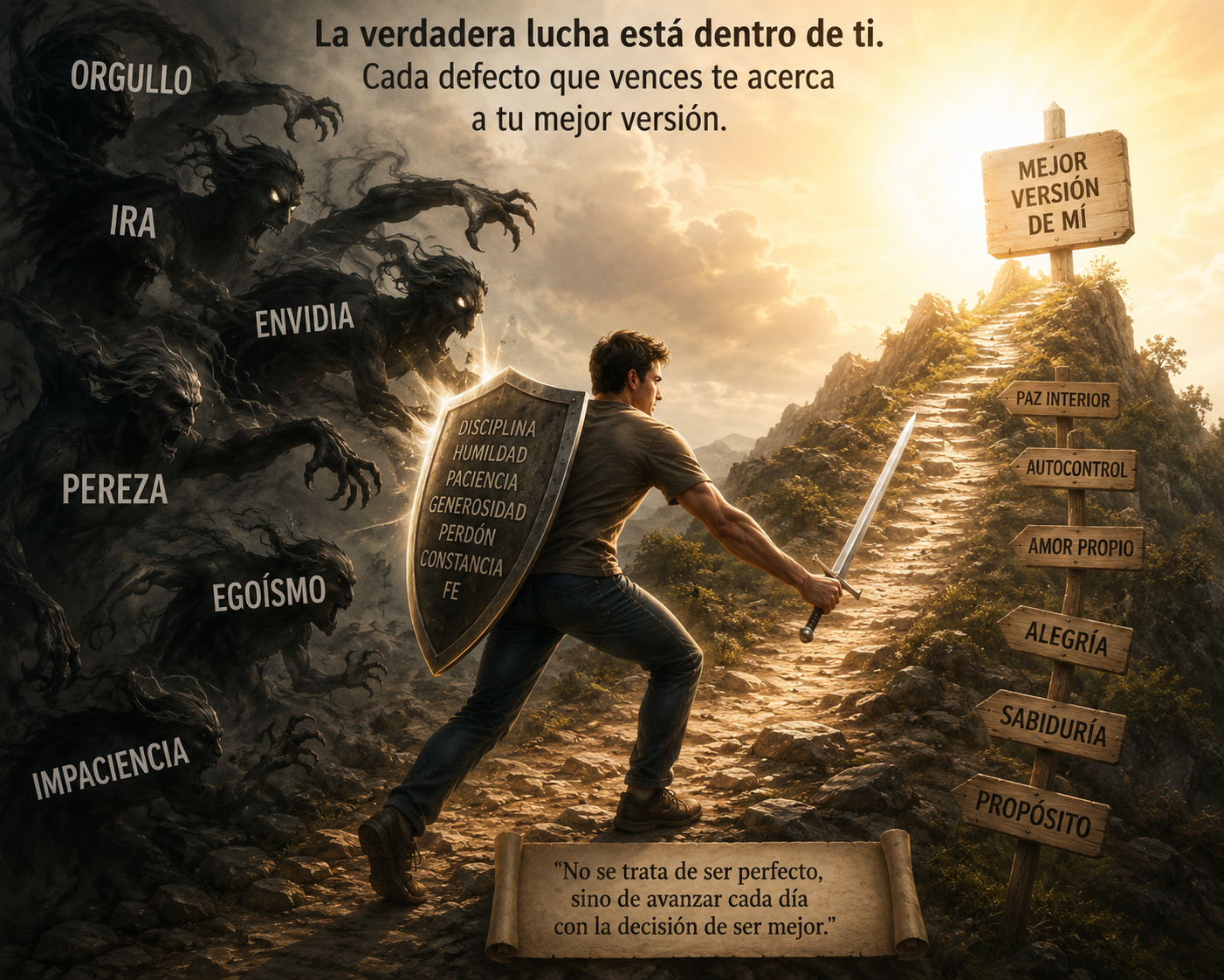 Usar los propios recursos contra los defectos personales